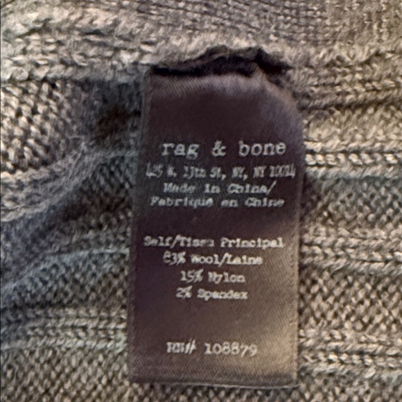 Rag & Bone Wool Sweater Vest Knit Alanna - Picture 7 of 10